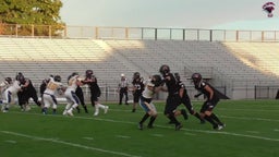 Jake Jones Scrambling 45 Yard Touchdown Pass to Drew Rohlman vs Taylorsville