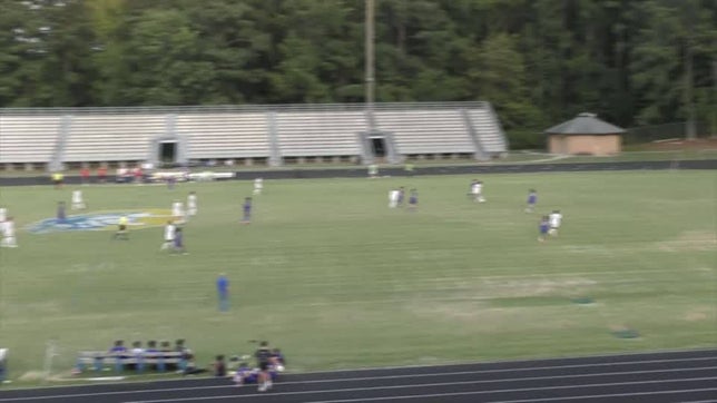Grant Klein pounces on the rebound from a shot by Chris Quevedo-Antunez.