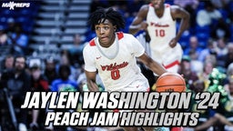 Jaylen Washington Peach Jam highlights