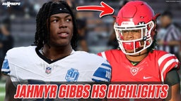 HIGHLIGHTS: Detroit Lions Jahmyr Gibbs was a CHEAT CODE in high school