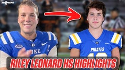 High school football highlights of Duke's Riley Leonard