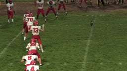 #13 Aiden Manderville sideline tackle after kickoff Kellogg 8-25-23