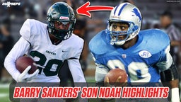 HIGHLIGHTS: Barry Sanders son GOES OFF, Noah Sanders rushes for 125 yards and 3 TDs