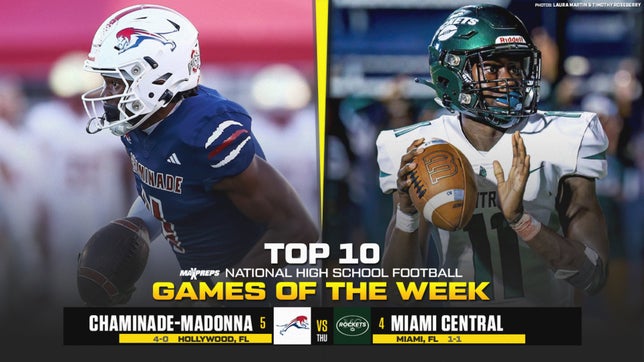 Zack Poff joins Tommy Tran on CBS HQ to break down the MaxPreps Game of the Week between No. 4 Miami Central (Miami, FL) and No. 5 Chaminade-Madonna (Hollywood, FL).