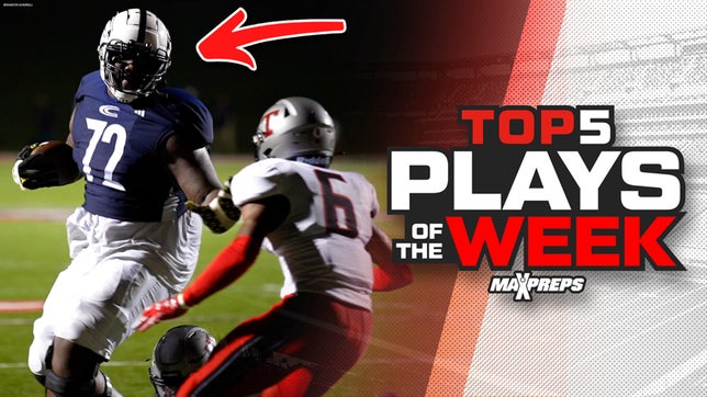 A big man two point conversion headlines the top 5 plays of week 6 of the 2023 high school football season.