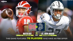 Mater Dei vs St John Bosco to Feature 76 Players with at least One FBS Offer
