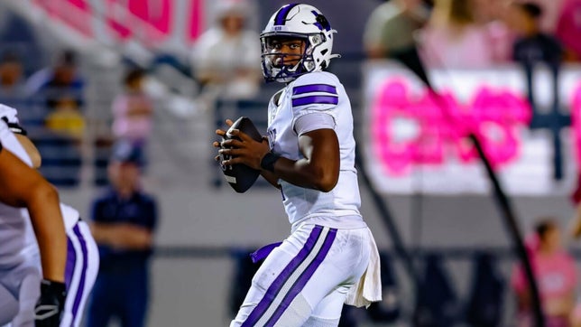 Highlights of Willis' (TX) 5-star quarterback DJ Lagway completing 26 of 30 passes for 543 yards and five touchdowns in a 63-9 win over Caney Creek (Conroe, TX). He added 43 yards rushing and another score.