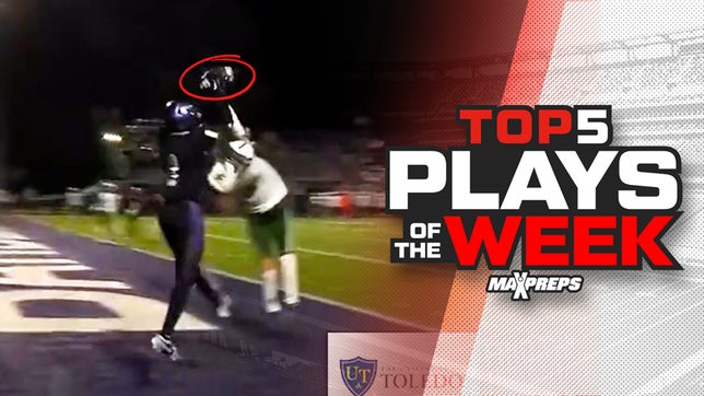 A WWE-style takedown headlines the top 5 plays of week 8 of the 2023 high school football season.