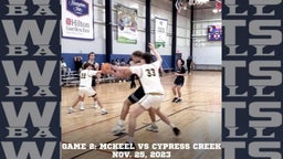 Game 2 vs Cypress Creek