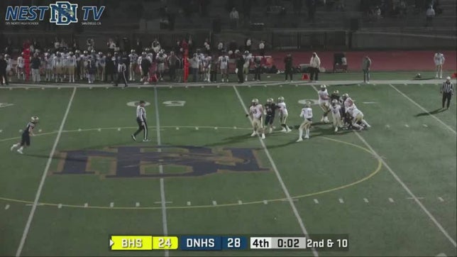 Jackson grabs TD with no time left as Birmingham beat Del Norte 30-28