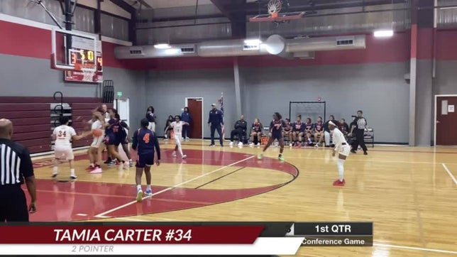 The Lady Bobcats fight hard as they stay undefeated in conference play. This win extends their streak to 2 wins in a row. Key players in this game were Marti Holley, Tamia Carter, Logan Nesmith, Kimari Williams, Keniya Waring, & Geâ€™Kayla Goins