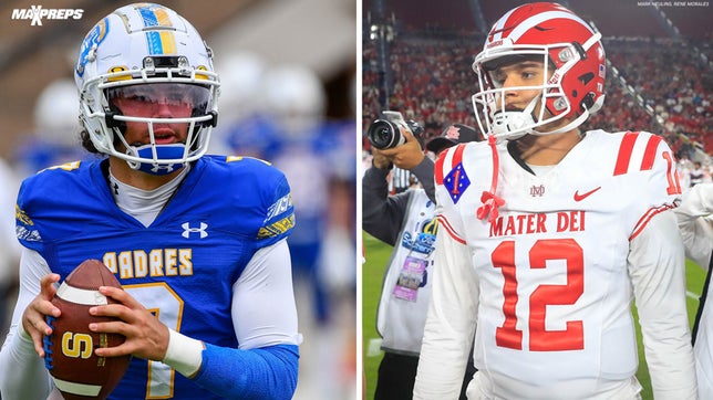 Preview of the 2023 CIF Open Division State Championship between Mater Dei (Santa Ana, CA) and Serra (San Mateo, CA).
