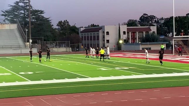 Free kick - registering 3rd goal for Glendale