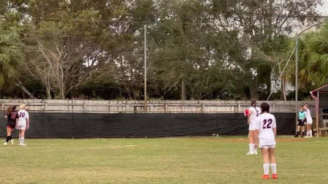 In the first five minutes of her first game back after missing 12 months due a severe knee injury, EllaMae Crooks gets right back to goal scoring with this beautiful header off the corner kick assist from Keira Smylie.
