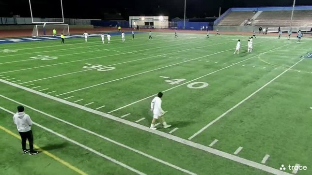 Junior Jeremiah Botros puts the PK away that was created by the Captain Lechuga to ice the game. The  Wildcats held on for victory despite playing most of the game down a man.