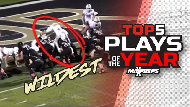 A WWE-style tackle headlines the top 10 wildest plays of the 2023 high school football season.