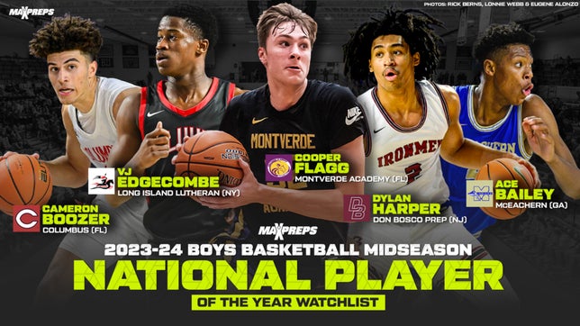 MaxPreps National Basketball Editor Jordan Divens showcases the midseason national player of the year watch list for the 2023-2024 high school basketball season.