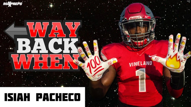 Looking back at the career of Isiah Pacheco at Vineland (NJ).