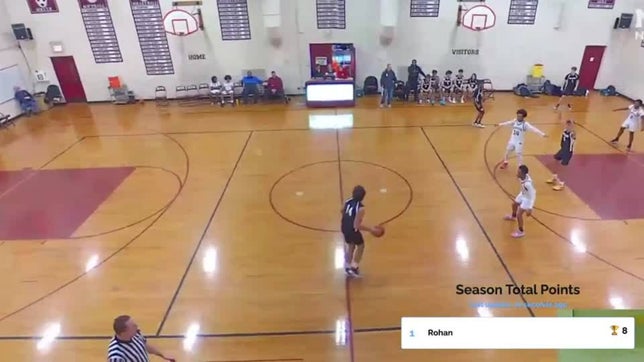 Watch Rohan Sam Score his 11th point of the season and his 16th career point
