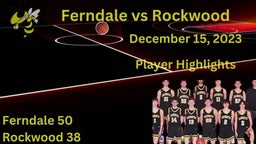 Ferndale Area Yellow Jackets Player Highlights vs Rockwood December 15th 2023