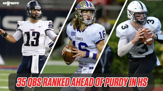 Looking back at the 35 Pro-Style QBs who were ranked above Brock Purdy in the 2018 class.