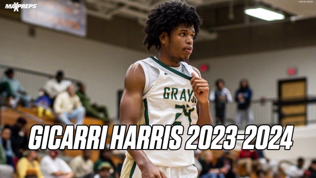 Highlights of Grayson (Loganville, GA) Senior Gicarri Harris the No. 8 player in Georgia in the class of 2024.