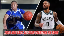 Where Every 2024 NBA East All Star Starter was Ranked in High School