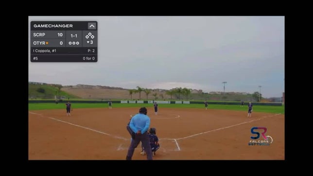Katelyn making the play routine.