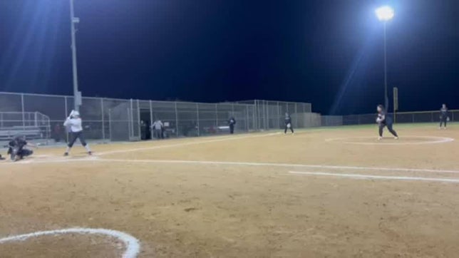 BHS vs. Adelanto Izabella Reyes HR, runner at first, no outs. Puts BHS ahead for good.