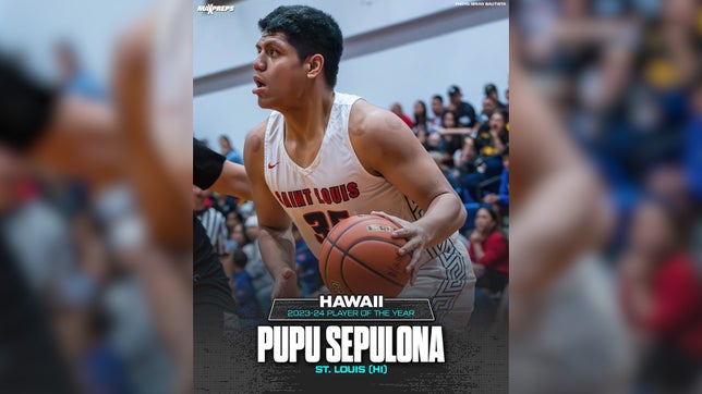 A closer look at St Louisâ€™ (Honolulu, HI) junior forward Pupualii Sepulona who was named back-to-back MaxPreps Hawaii high school basketball player of the year.