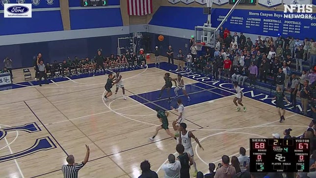 St. Joseph's Tounde Yessoufou hits the game-winner to beat Sierra Canyon 69-68.