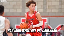HIGHLIGHTS: Trent Perry takes over, leads Harvard-Westlake basketball past Carlsbad in CIF regional semifinals