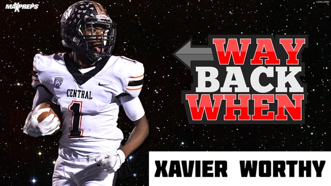 Looking back at the career of Xavier Worthy at Central (Fresno, CA).