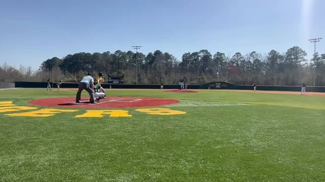 Cruz Sullins hit his first homerun/GRAND SLAM on Tiger field. Playing against Lamar Christian on 2-24