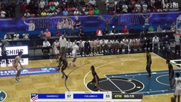 5-star Cameron Boozer with SPIN MOVE DUNK to send Columbus to OT in state title game against Oak Ridge