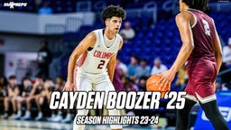Cayden Boozer 2023-2024 Season Highlights
