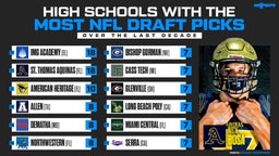 High Schools with the Most NFL Draft Picks over the last 10 Years