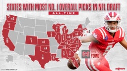 States with the Most #1 Picks in the NFL Draft