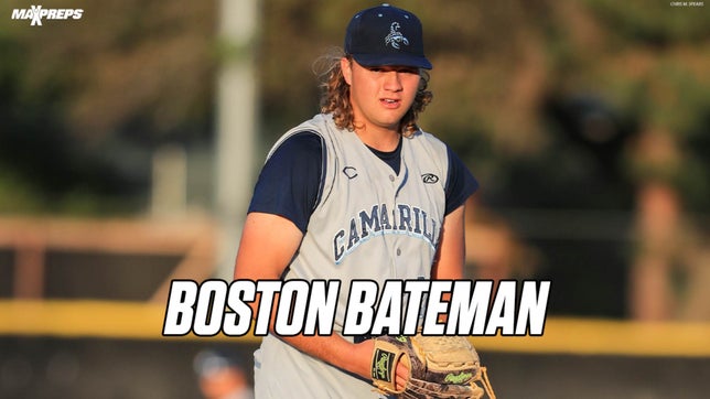 Highlights of pitcher Boston Bateman of Camarillo high school (Camarillo, CA) class of 2024.