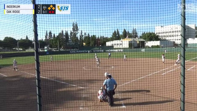 D1 thriller over Inderkum came down to 2 outs, bases loaded walk- off.