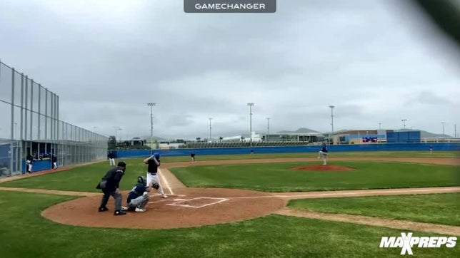 Highlights of Braylon Doughty of Chaparral high school (Temecula, CA) striking out players vs. Liberty high school (Winchester, CA).