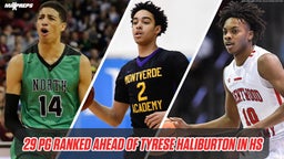 Who were the 29 Point Guards Ranked Ahead of Tyrese Haliburton in High School?