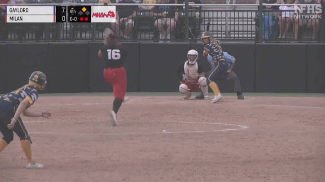 Class of 2025 Oklahoma State commit Aubrey Jones was named MaxPreps Michigan State Player of the Year. Also teams top pitcher leading them to a D2 state title.