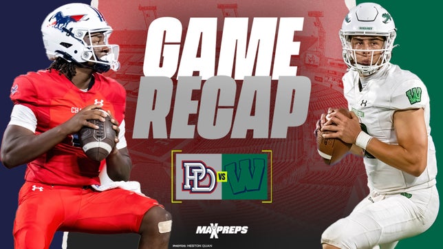 Recap of Weddington's (Matthews, NC) 13-7 win against Providence Day (Charlotte, NC) at Bank of America Stadium in Charlotte.