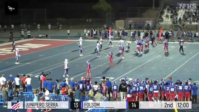 Ryder Lyons to Luke Sorensen to Daymion Rivera. What a wild play before half.