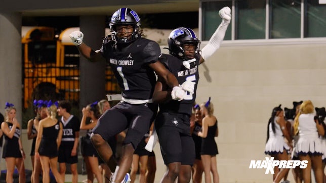 Highlights of #11 North Crowley's (Fort Worth, TX) 49-28 win over Guyer (Denton, TX).