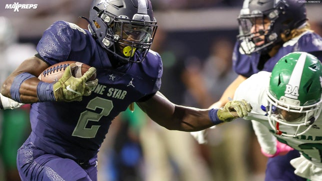 High school football highlights of Boise State's RB Ashton Jeanty at Lone Star (Frisco, TX). Jeanty posted 1,843 rushing yards, 810 receiving yards, and 41 total touchdowns during his senior season.