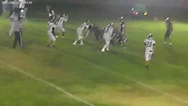 Maximus Cruz runs the longest home rush in Julian High School history (75 yards).