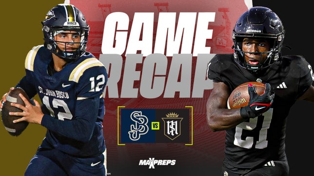 St. John Bosco(Bellflower, CA) defeated Servite (Anaheim, CA) 27-17 at SoFi Stadium Friday night in a great performance from freshman QB Koa Malauâ€™ulu.