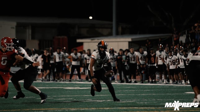 Friday in a showdown featuring the Campbell Sabers (Ewa Beach, HI) and the Kahuku Red Raiders (Kahuku, HI) the Sabers prevailed in 21-13 bout